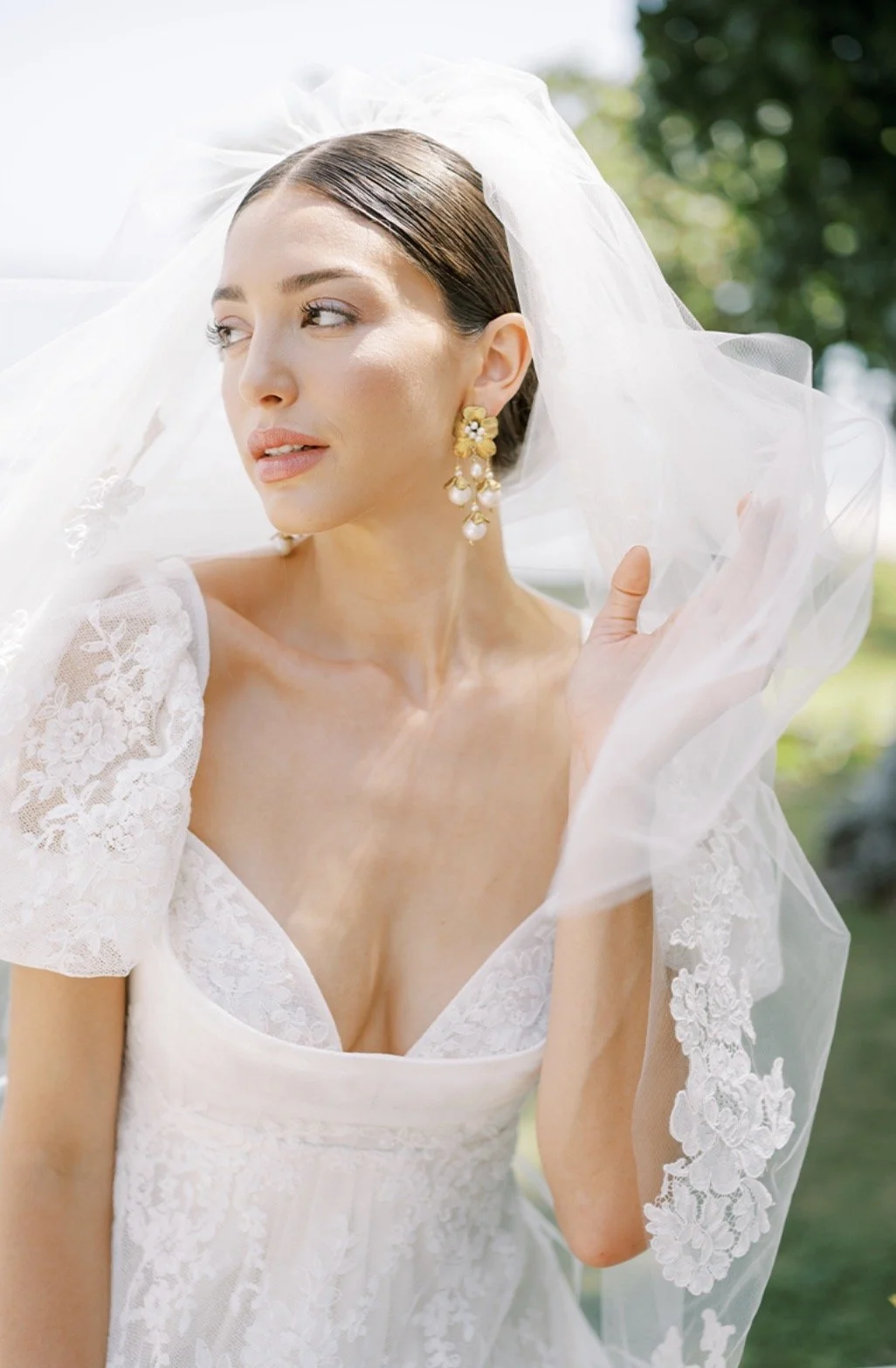 High end bridal veil - Lace Veil - Best quality veils - Bridal